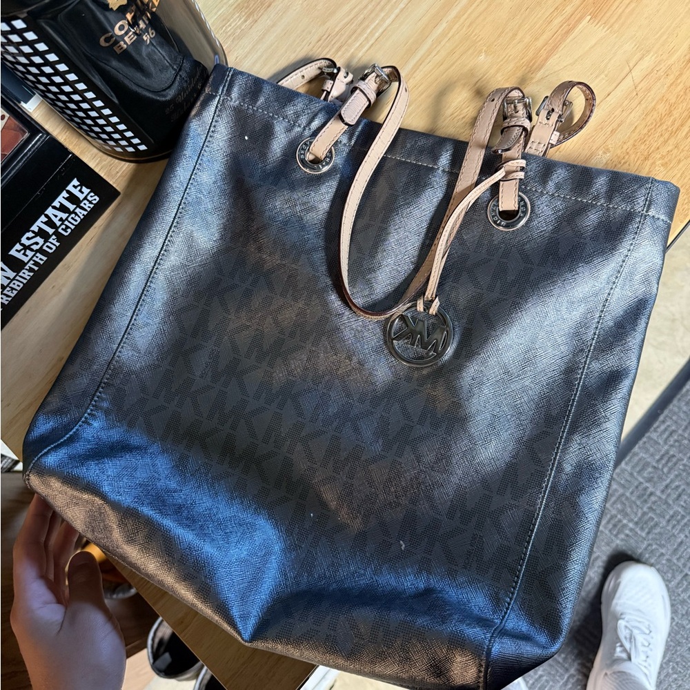 Vintage Michael Kors Silver Tote Bag
